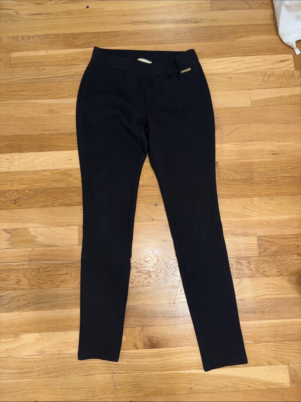 Michael Kors Black Slim Ponte Pants